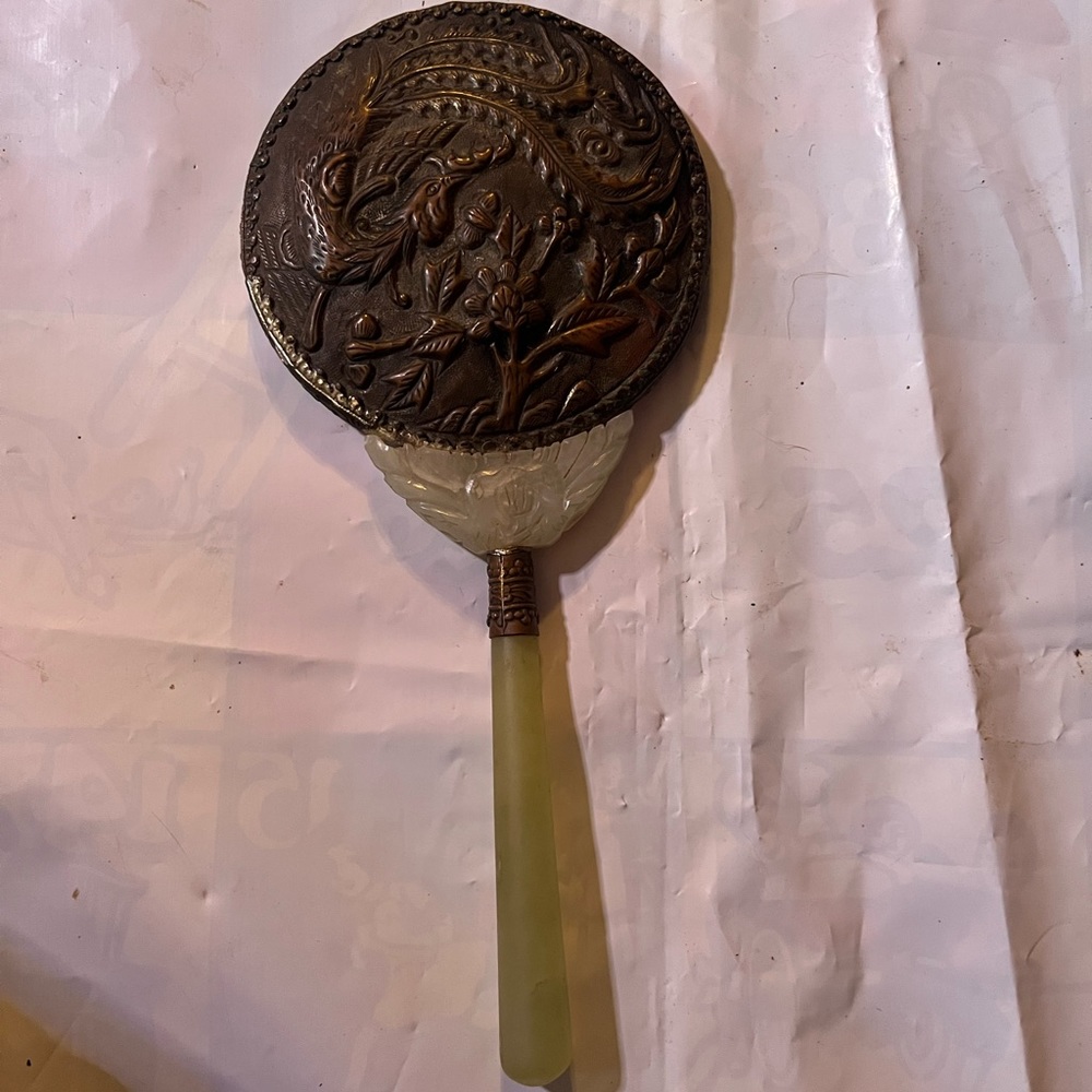 Vintage hand mirror